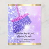 Classy Cleaning Services House Keeping Paars Flyer (Achterkant)