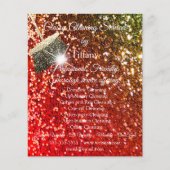 Classy Cleaning Services House Keeping Red Glitter Flyer (Voorkant)