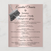 Classy Cleaning Services House Keeping Roos Silver Flyer (Voorkant)