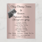Classy Cleaning Services House Keeping Roos Silver Flyer (Voorkant)