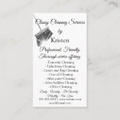 Classy Cleaning Services House QRCode Gray houden Visitekaartje (Voorkant)
