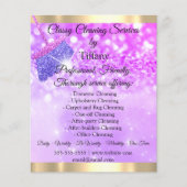 Classy Cleaning Services House - Roze park houden Flyer (Voorkant)