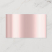 Classy Cleaning Services Logo Maid Roos Glitter Visitekaartje (Achterkant)