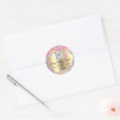 Classy Cleaning Services Maid Housekeeper QR Code Ronde Sticker (Envelop)