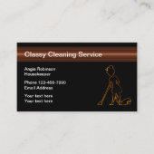 Classy Cleaning Services Modern Visitekaartje (Voorkant)
