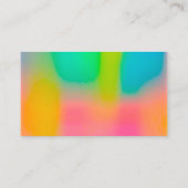 Classy Cleaning Services Ombre Pink Gold Glitter Visitekaartje (Achterkant)