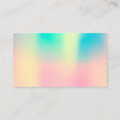 Classy Cleaning Services Ombre Pink Gold Glitter Visitekaartje (Achterkant)