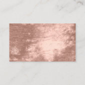 Classy Cleaning Services Roos Gold Glitter Leather Visitekaartje (Achterkant)