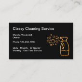 Classy Cleaning Services Visitekaartje (Voorkant)