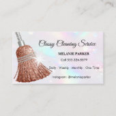 Classy Cleaning Services Visitekaartje (Voorkant)