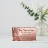 Classy Cleaning Services Visitekaartje (Staand voorkant)