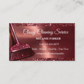 Classy Cleaning Services Visitekaartje (Voorkant)