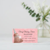 Classy Cleaning Services Visitekaartje (Staand voorkant)