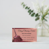 Classy Cleaning Services Visitekaartje (Staand voorkant)