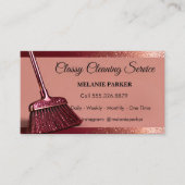 Classy Cleaning Services Visitekaartje (Voorkant)
