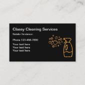 Classy Cleaning Services Visitekaartje (Voorkant)