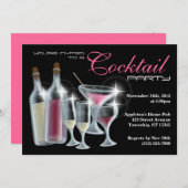 Classy Cocktail Party uitnodigingen (Voorkant / Achterkant)
