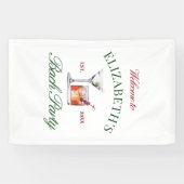 Classy Cocktails Green & Red Girl's Club Banner (Horizontaal)