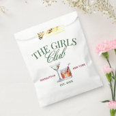 Classy Cocktails Green & Red Girl's Club Bedankzakje (Gezegeld)