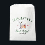 Classy Cocktails Green & Red Girl's Club Bedankzakje<br><div class="desc">Dit groene en rode themaontwerp bevatte enkele klassieke cocktails.</div>