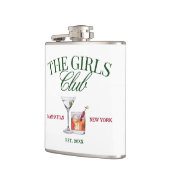 Classy Cocktails Green & Red Girl's Club Heupfles (Links)