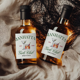 Classy Cocktails Green & Red Girl's Club Likeurfles Etiket