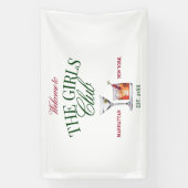 Classy Cocktails Green & Red Girl's Club Spandoek (Verticaal)