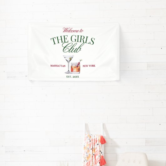 Classy Cocktails Green & Red Girl's Club Spandoek (Insitu)