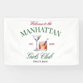 Classy Cocktails Green & Red Girl's Club Spandoek (Horizontaal)