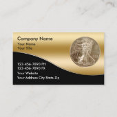 Classy Coin Dealer Visitekaartjes (Voorkant)