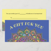 Classy Colorful Mandala India Style 1 (Voorkant / Achterkant)