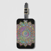 Classy Colorful Mandala India Style 1 Bagagelabel (Voorkant (verticaal))