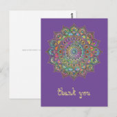 Classy Colorful Mandala India Style 1 Briefkaart (Voorkant / Achterkant)