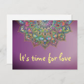 Classy Colorful Mandala India Style 1 Briefkaart (Voorkant / Achterkant)