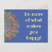 Classy Colorful Mandala India Style 1 Briefkaart (Voorkant)