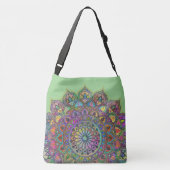 Classy Colorful Mandala India Style 1 Crossbody Tas (Achterkant)