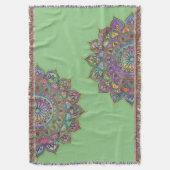 Classy Colorful Mandala India Style 1 Deken (Voorkant Verticaal)