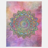 Classy Colorful Mandala India Style 1 Fleece Deken (Voorkant)