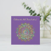 Classy Colorful Mandala India Style 1 Kaart (Staand voorkant)