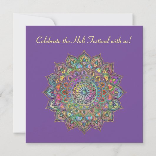 Classy Colorful Mandala India Style 1 Kaart (Voorkant)