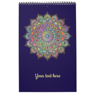 Classy Colorful Mandala India Style 1 Kalender