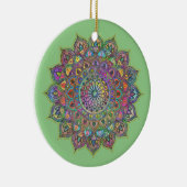 Classy Colorful Mandala India Style 1 Keramisch Ornament (Rechts)