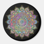 Classy Colorful Mandala India Style 1 Magneet (Voorkant)