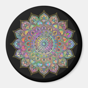 Classy Colorful Mandala India Style 1 Magneet
