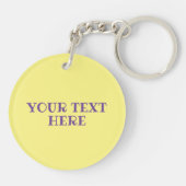 Classy Colorful Mandala India Style 1 Sleutelhanger (Achterkant)