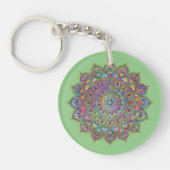 Classy Colorful Mandala India Style 1 Sleutelhanger (Voorkant)