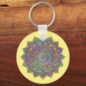Classy Colorful Mandala India Style 1 Sleutelhanger (Voorkant)
