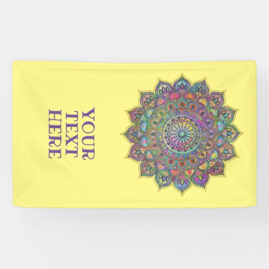 Classy Colorful Mandala India Style 1 Spandoek (Horizontaal)