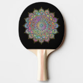 Classy Colorful Mandala India Style 1 Tafeltennisbatje (Achterkant)