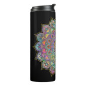 Classy Colorful Mandala India Style 1 Thermosbeker (Gedraaid links)